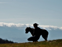 Hekla in the mountains